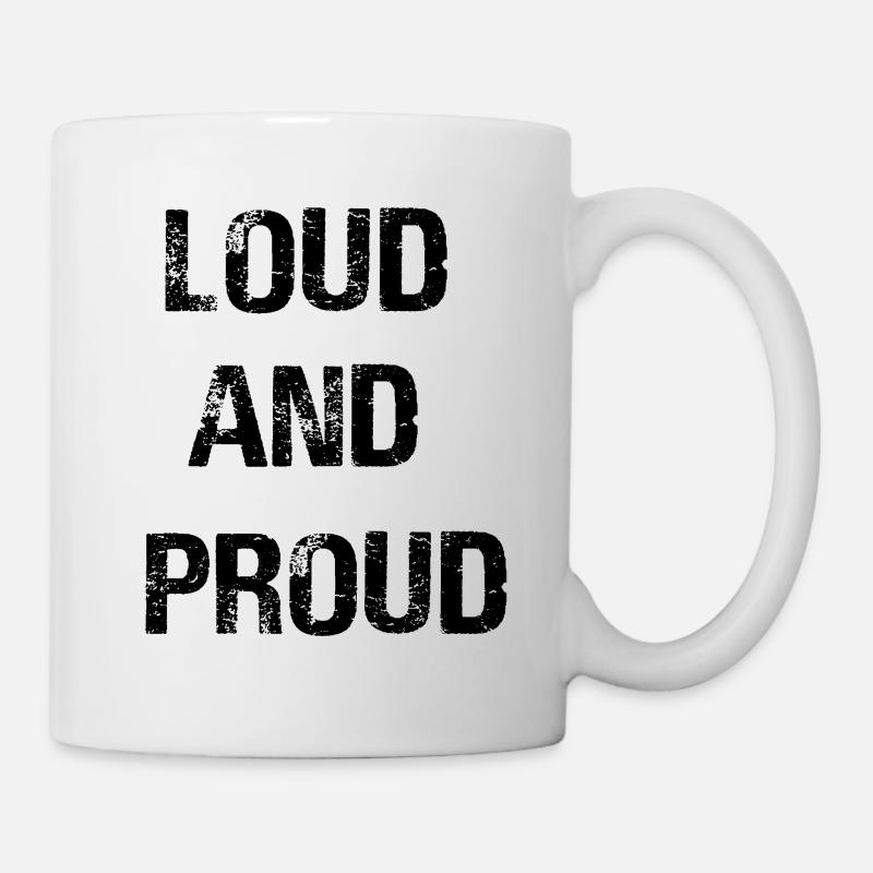 Bruyant Fier - Mug blanc - blanc