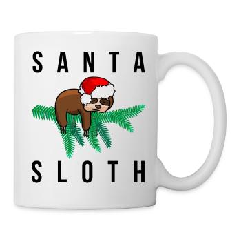 Santa Sloth Christmas Present - Mug - white - Right