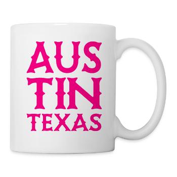 Austin - Texas - États-Unis d’Amérique - États-Unis - Mug blanc - blanc - Droite