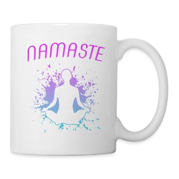 namaste Yoga - Tasse - Weiß - Rechts