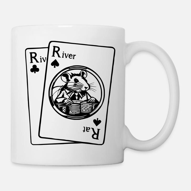 riverrat_eins - Tasse - Weiß