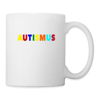 Ich habe Autismus Bitte habe Geduld mit mir - Tasse - Weiß - Rechts
