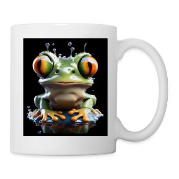 Grenouille #1 - Mug blanc - blanc - Droite