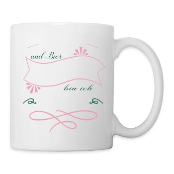 hundeliebhaber lustige tshirts hundefreund weizen - Tasse - Weiß - Rechts