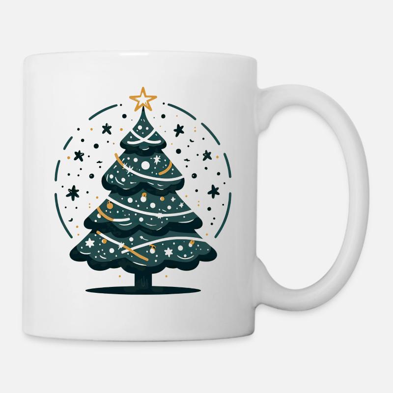 Arbre de Noël Arbre de Noël Arbre de Noël - Mug blanc - blanc