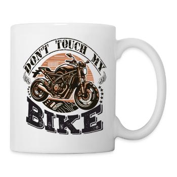 Belle idée cadeau design drôle pour motocycliste - Mug blanc - blanc - Droite