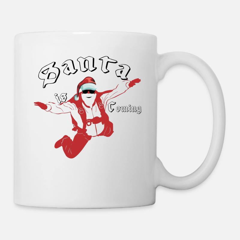 Le Père Noël qui vous donne le sourire - Mug blanc - blanc