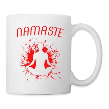 namaste - Tasse - Weiß - Rechts