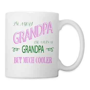 Golf Sweat à capuche humour présent idée dictons drôles - Mug blanc - blanc - Droite