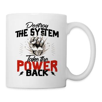 Destroy the System - Revolution - Mug - white - Right