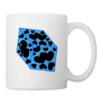 Würfel der Liebe v.Riana, sinnlich - Tasse - Weiß - Rechts