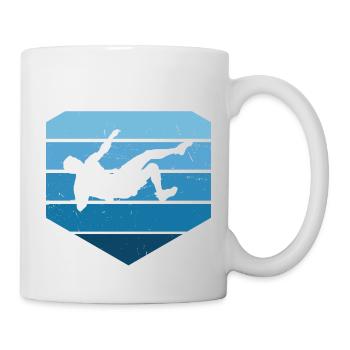 Boulder Herren Damen Bouldern Klettern Bouldering - Tasse - Weiß - Rechts