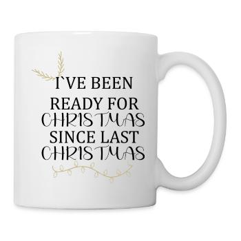 Ready for christmas - Mug - white - Right