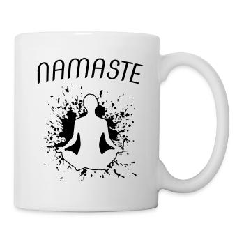 namaste - Tasse - Weiß - Rechts