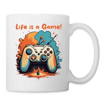 Life is a Game - Mug - white - Right