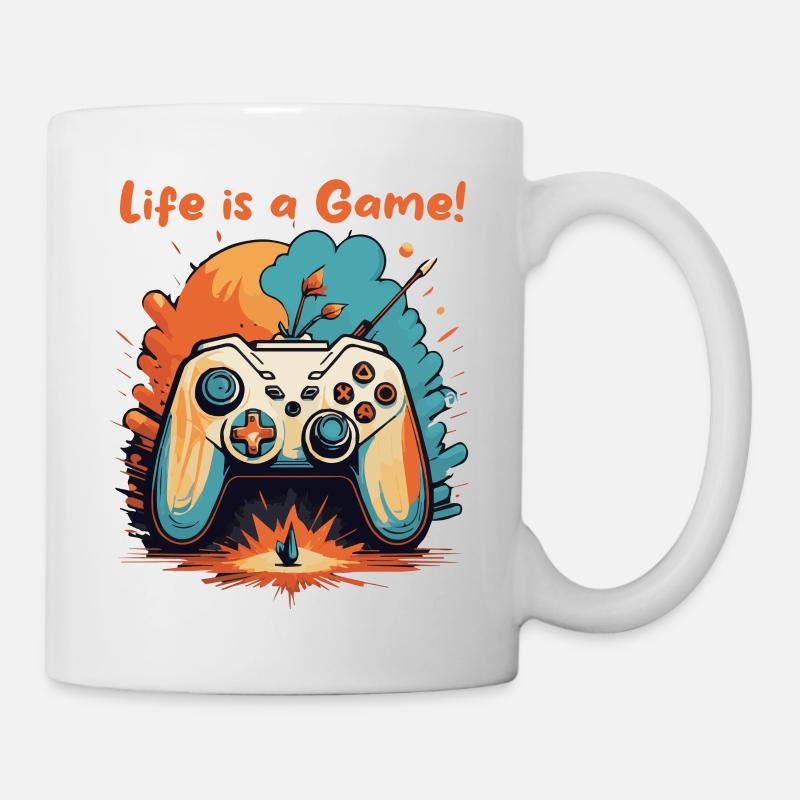 Life is a Game - Mug - white