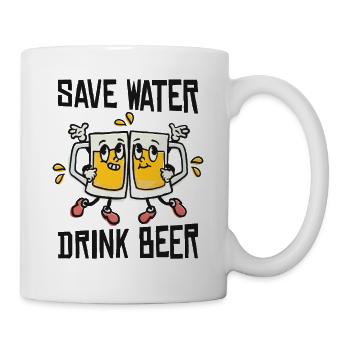 Save water Drink beer - Mug - white - Right