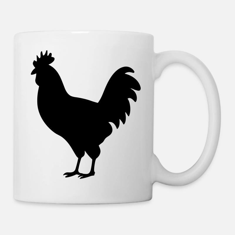 Poule - Mug blanc - blanc