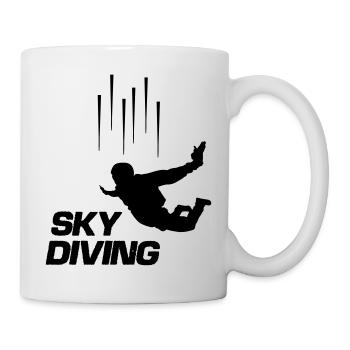 Sky Diving - Mug - white - Right
