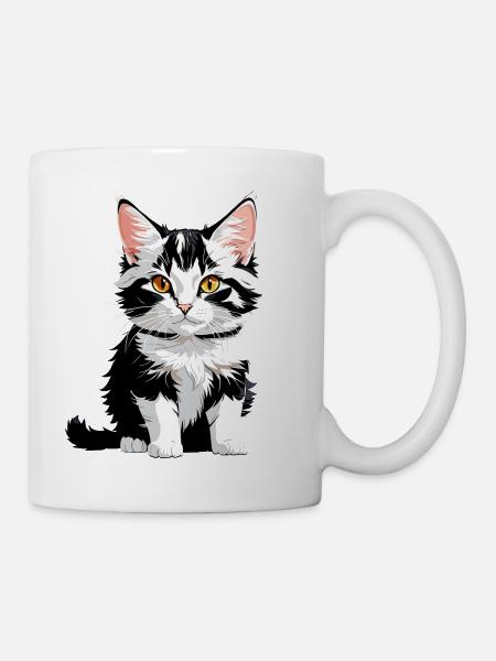 Cute kitten - Mug - white