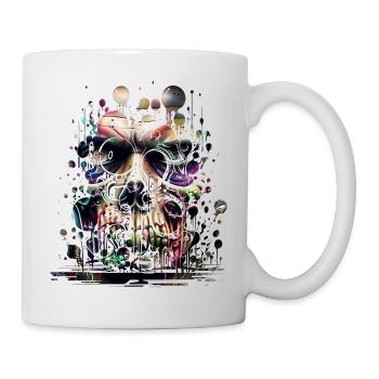 Graffiti Street Art Spray Vintage Stencil Retro - Mug - white - Right
