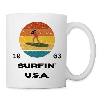 SURFIN États-Unis 1963 - Mug blanc - blanc - Droite