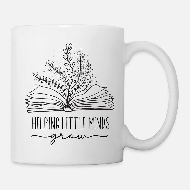 Helping little Minds Grow - Tasse - Weiß