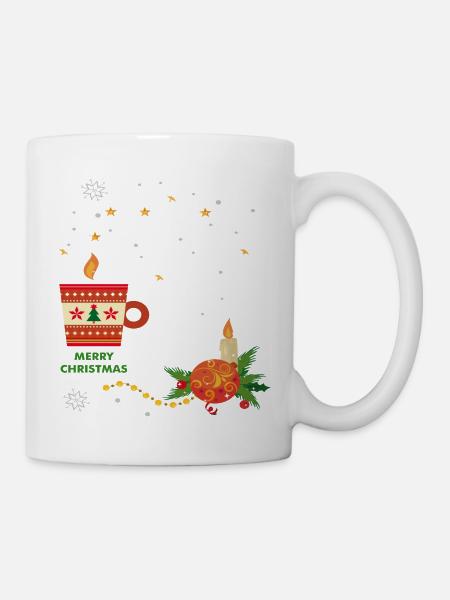 Weihnachten, Advent - Tasse - Weiß