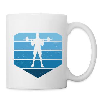 Haltérophilie pour femmes Musculation Cardio Fitness - Mug blanc - blanc - Droite