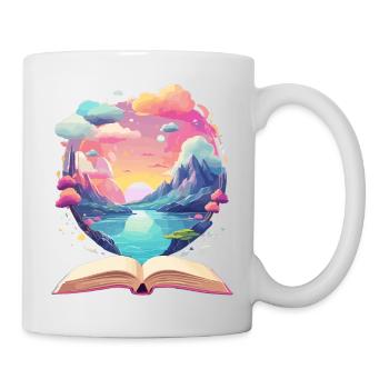 Enchanting Books Worlds - Mug - white - Right