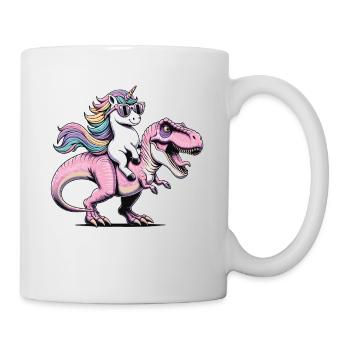 Unicorn Dinosaur Fantasy Creature Gift - Mug - white - Right