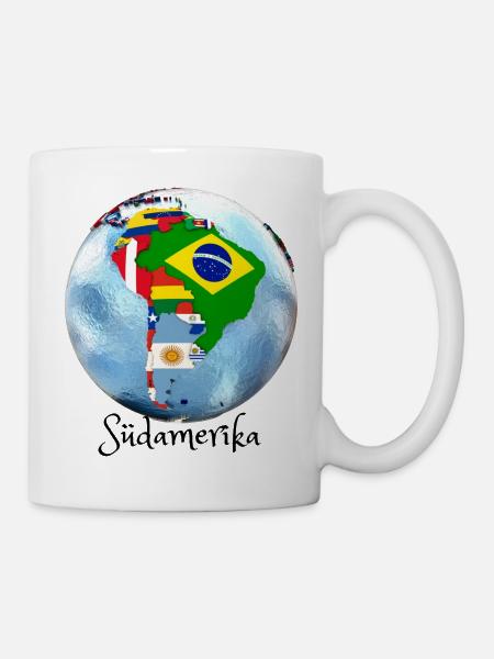 Ich liebe Südamerika / Lateinamerika - Tasse - Weiß