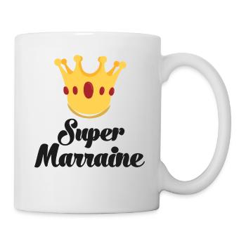 Patentante Schweiz Patentante Frankreich Taufpatin - Tasse - Weiß - Rechts