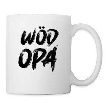 Wöd Opa Österreich Oma tolle Oma beste Oma - Tasse - Weiß - Rechts