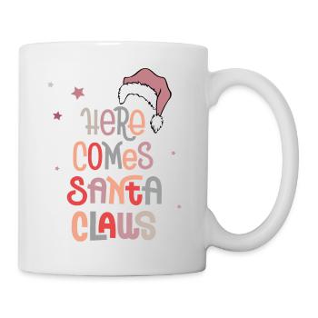 Santa Claus Weihnachtsmann - Tasse - Weiß - Rechts