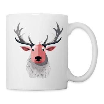 Bill das Weihnachtsrentier - Tasse - Weiß - Rechts