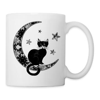Katze - Tasse - Weiß - Rechts