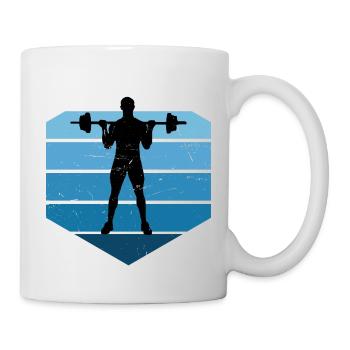 Women's Weightlifting Cardio Endurance Training - Mug - white - Right