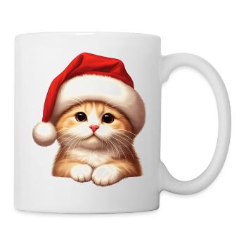 Cat Santa Claus - Mug - white - Right