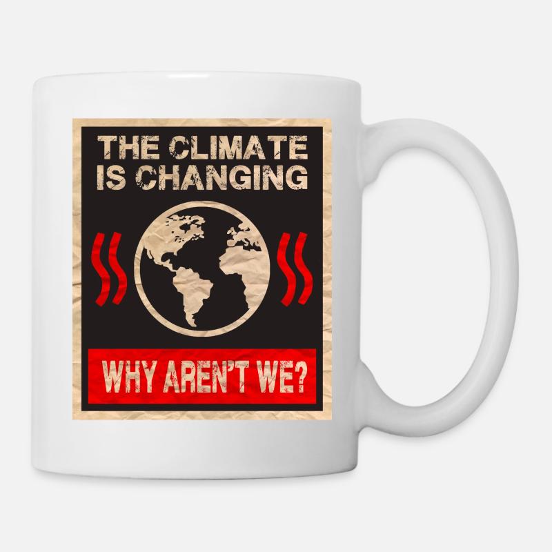 Changement climatique - Mug blanc - blanc