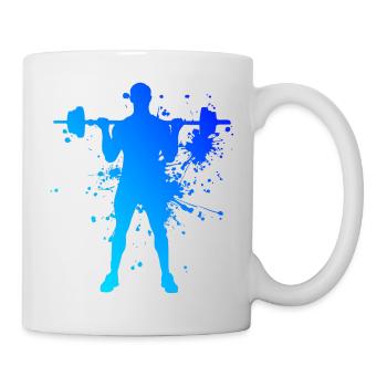 Strength Training Fitness Women Cardio Men - Mug - white - Right