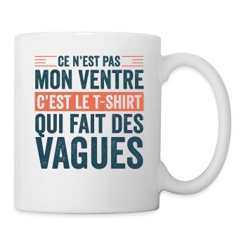 C'est Le T-shirt Fait Des Vagues Homme - Mug blanc - blanc - Droite