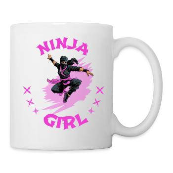 Charming Ninja Fighter I Ninja Girl I Ninja - Mug - white - Right