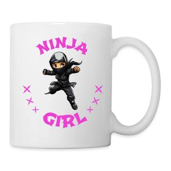 Charming Ninja Fighter I Ninja Girl I Ninja - Mug - white - Right