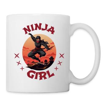 Charming Ninja Fighter I Ninja Girl I Ninja - Mug - white - Right