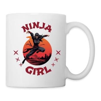 Charming Ninja Fighter I Ninja Girl I Ninja - Mug - white - Right