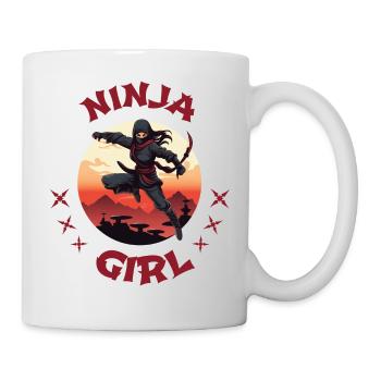 Charming Ninja Fighter I Ninja Girl I Ninja - Mug - white - Right