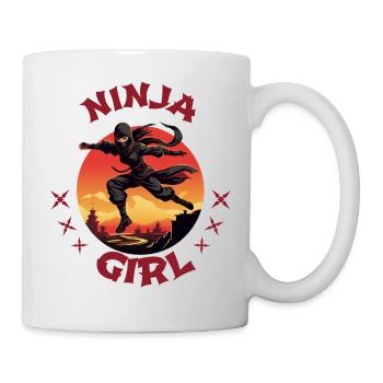 Charming Ninja Fighter I Ninja Girl I Ninja - Mug - white - Right