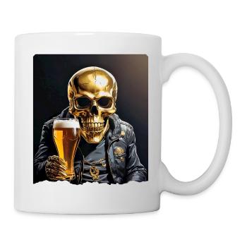 Beer Skull 0.8 - Mug - white - Right