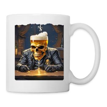 Beer Skull 0.5 - Mug - white - Right